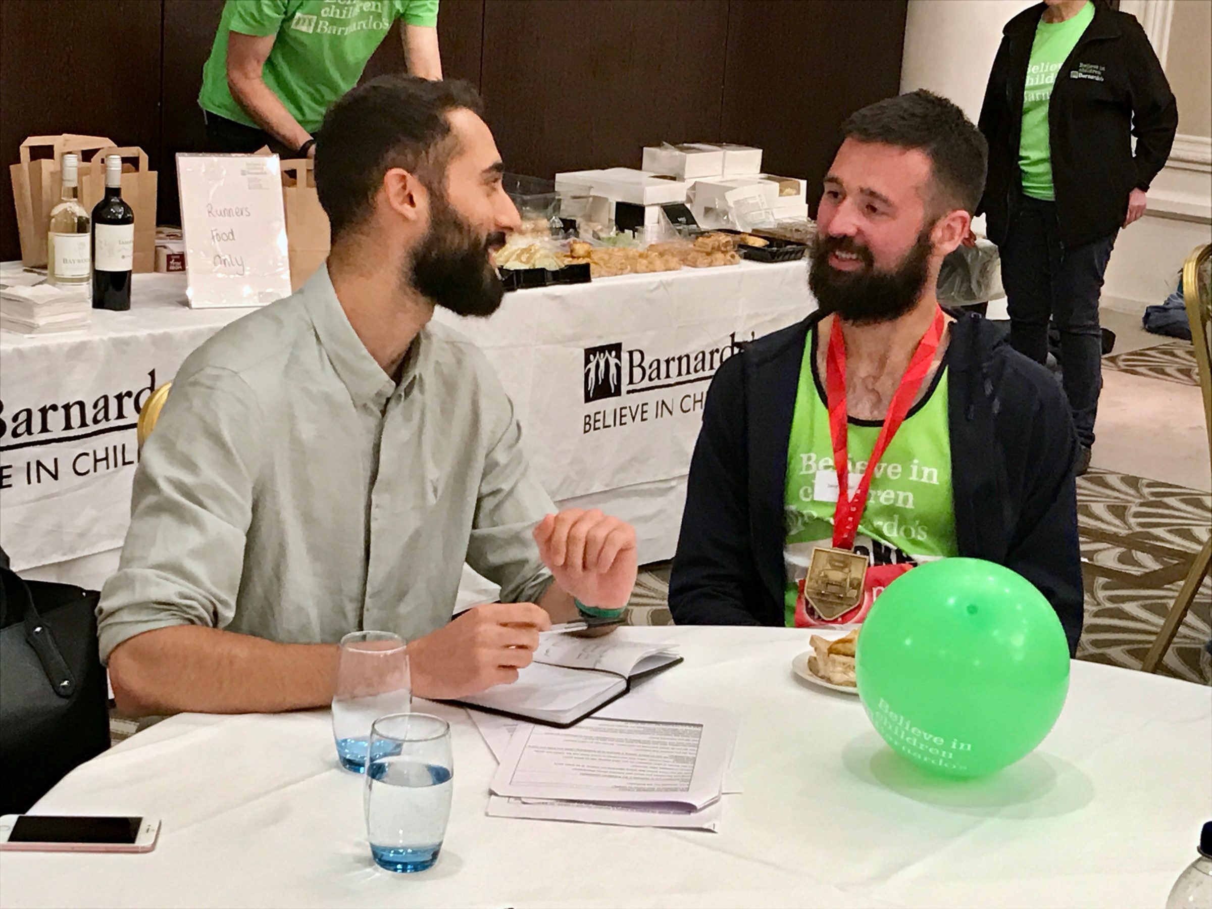 Research at London Marathon Speaking with a London Marathon finisher
