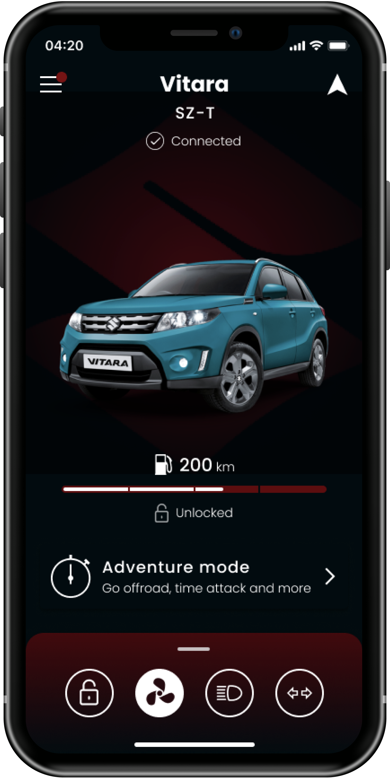 Suzuki Hot Red style1 Mockup variation 4