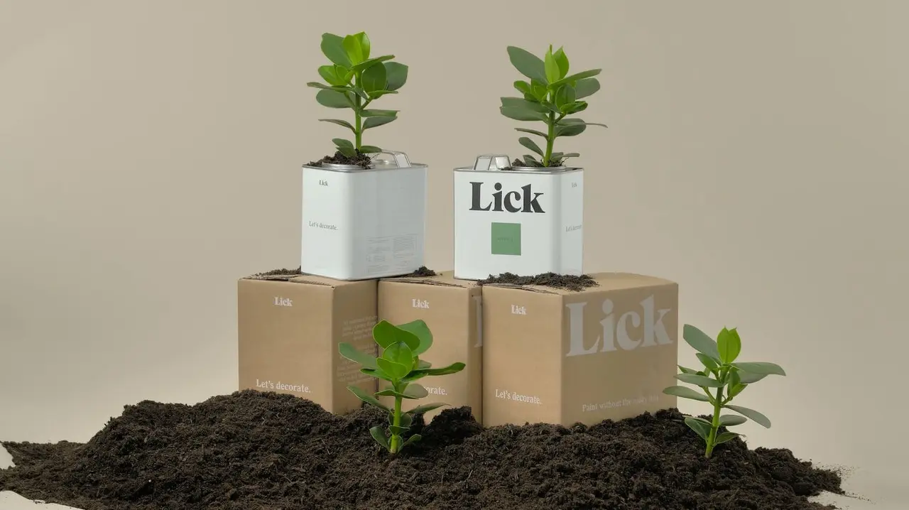 Paint products and plants growing